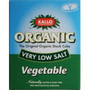 Kallo Low Salt Vegetable Stock Cubes 66G